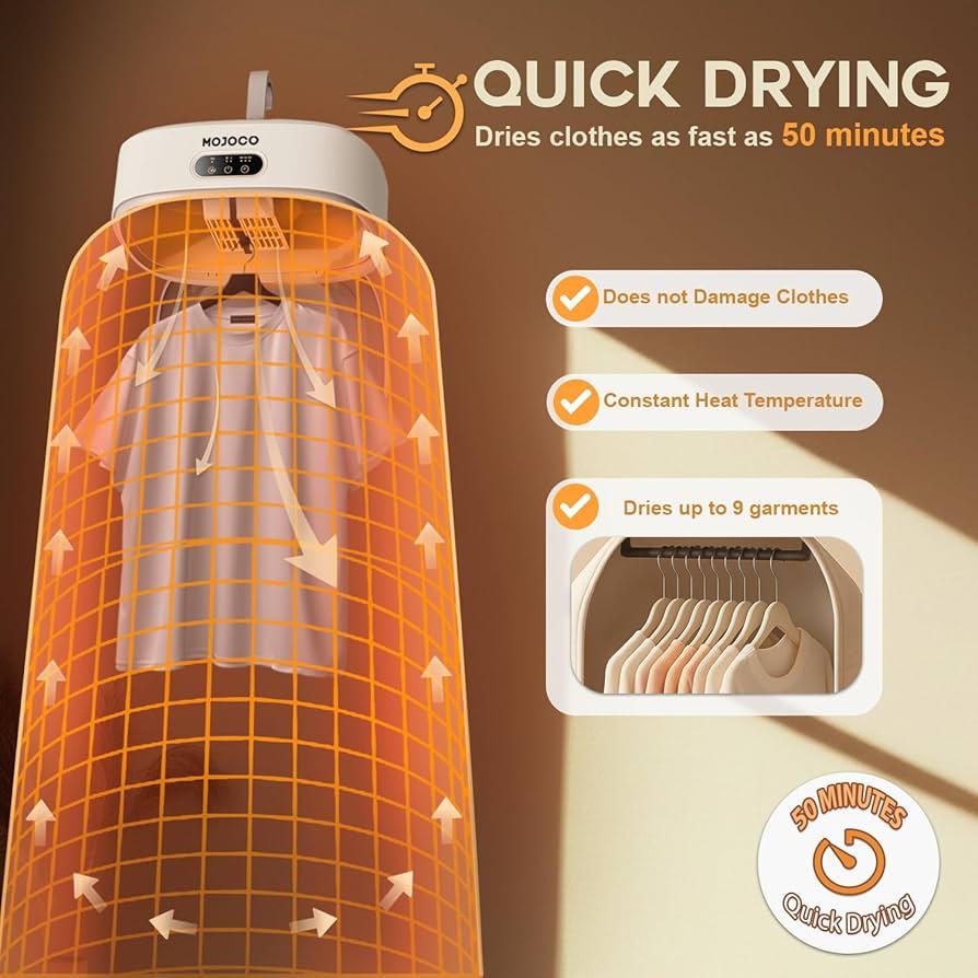 MOJOCO PORTABLE CLOTHES DRYER